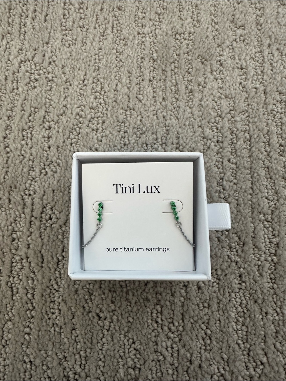 Tini Lux Gemma Hoops